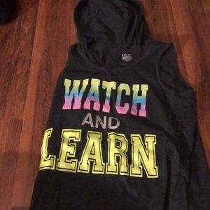 tank top with hood